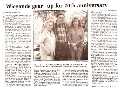 2001 - Wiegand's Lake 70th - Chagrin Valley Times.jpg